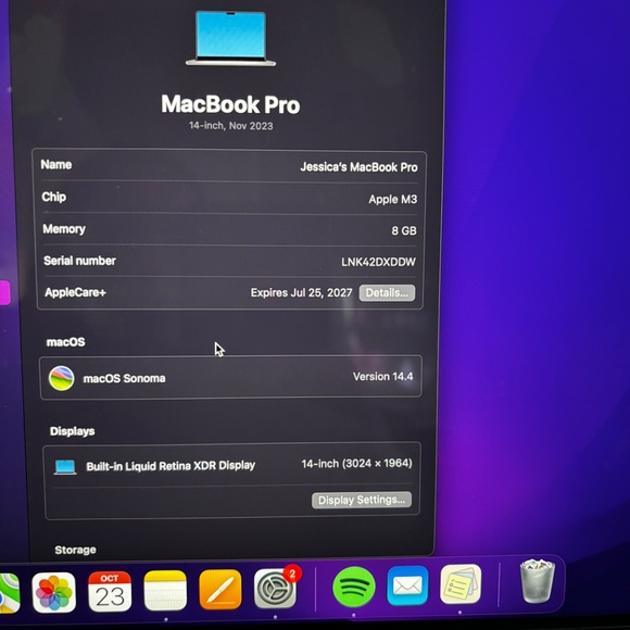 MacBook Pro 14inch - Picture 2 of 9